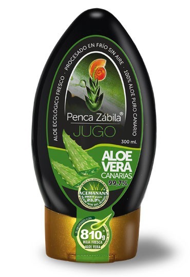 Jugo Aloe Puro: 99,7% de contenido total del envase de Aloe fresco. Solo 0,3% de conservantes, a tan sólo 3 décimas de la naturaleza.
Jugo Aloe Fresco: Elaborado con 810 gramos de  hojas de Aloe Frescas canarias Barbadensis Miller Canariensis.
Aloe Sin Aire: Procesado integral en Túnel de Frío Sin Aire (Tecnología exclusiva mundial Penca Zábila ®) Aloe sin contaminación, ni oxidación, único en el mundo.